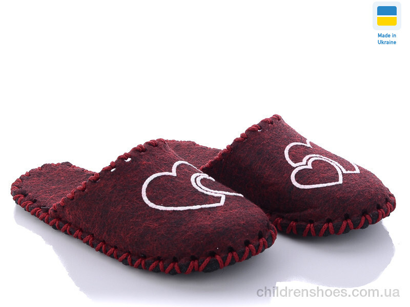 Тапки Vends 293W бордовый