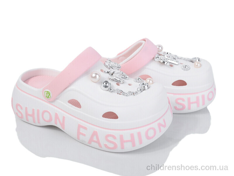 Кроксы No brand 8890 white