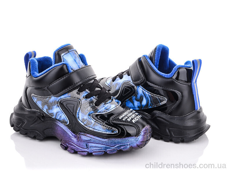 Кроссовки No brand A2032 black-blue