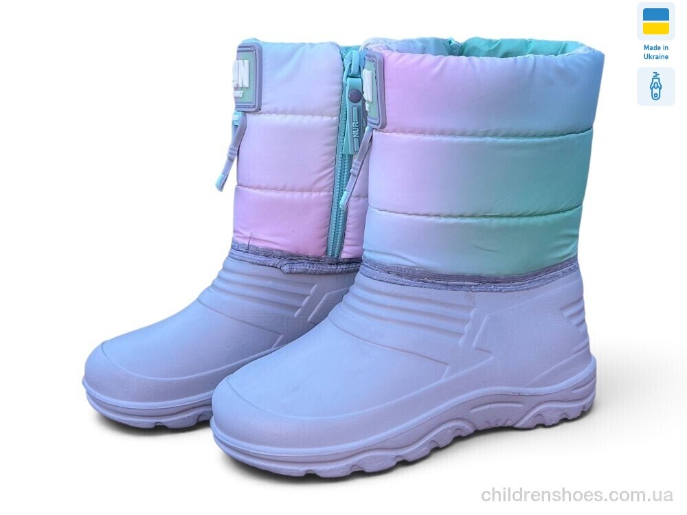 Сапоги из пены DC12 бірюза Rai shoes / p. 28-37 / 8пар