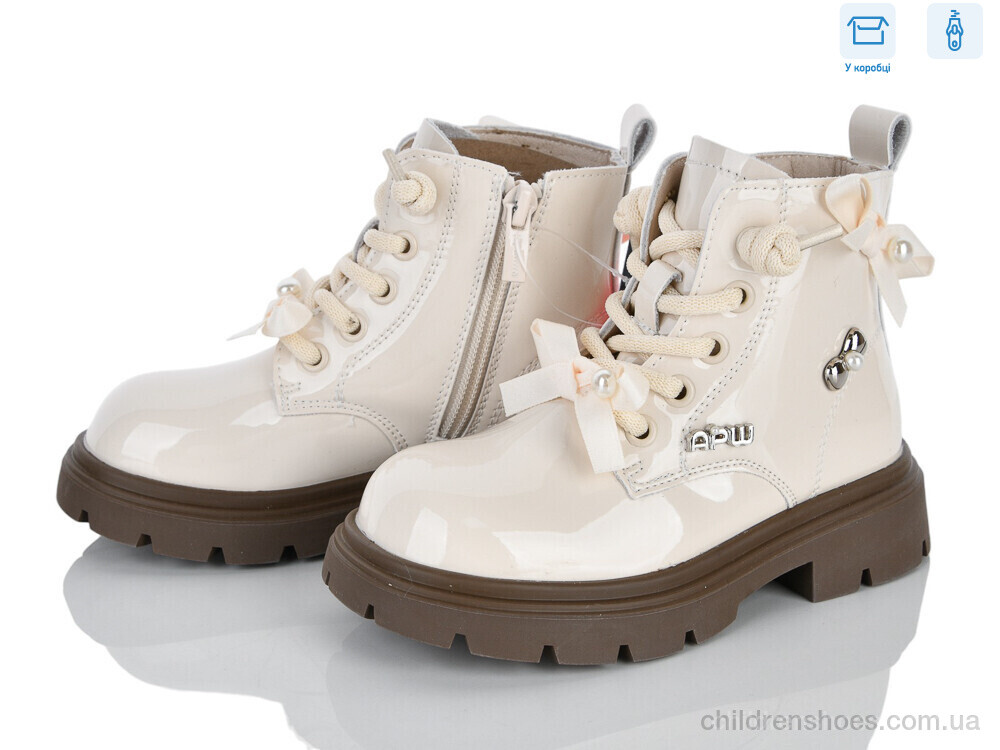 Ботинки ABQ0872R beige Clibee-ShoSho / p. 26-33 / 8пар