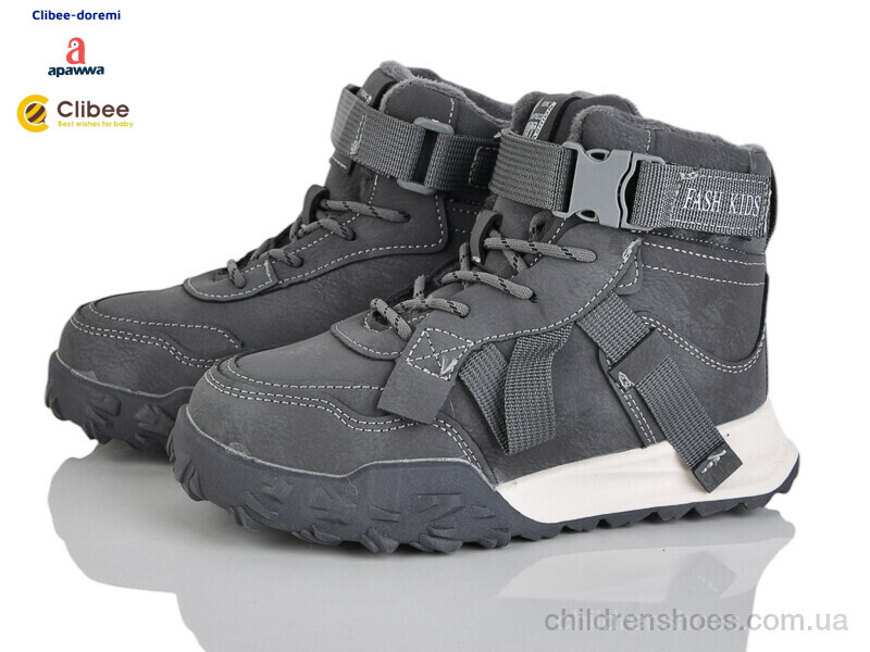 Ботинки HC856-1 grey Clibee-Doremi / p. 31-36 / 8пар