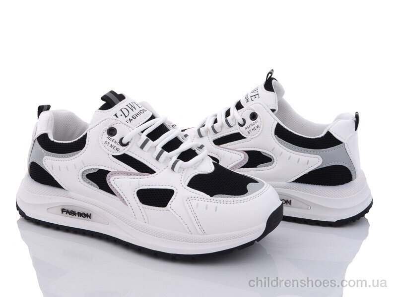 Кроссовки Violeta only one 45-98 white-black