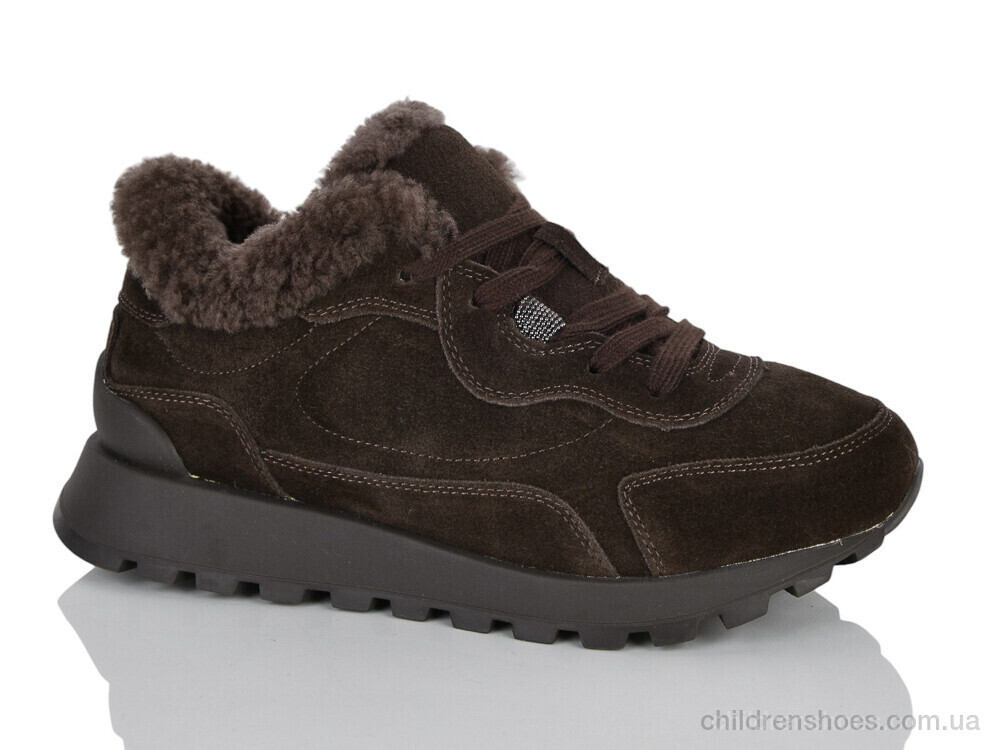 Кроссовки V033-5 d.brown DINO ALBAT / p. 36-41 / 8пар