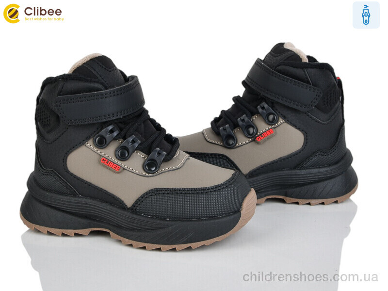 Ботинки Clibee HA608-2 khaki-red