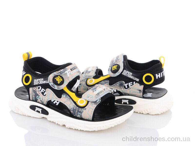 Сандалии Angel PL11(C03) beige-yellow