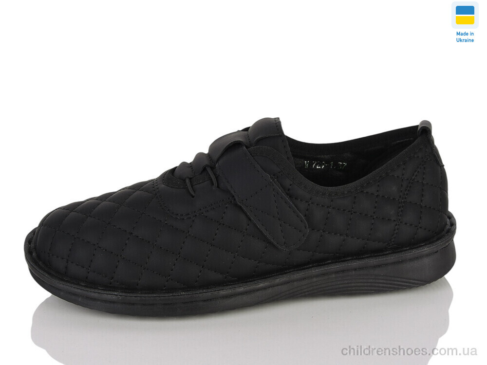 Туфли 729-1 чорний Lot Shoes / p. 37-42 / 8пар