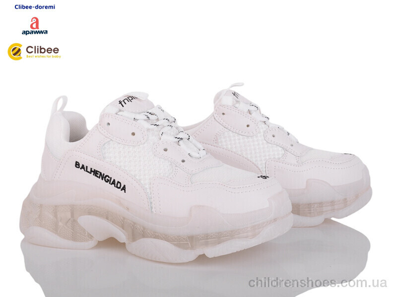 Кроссовки Apawwa D222 white-beige