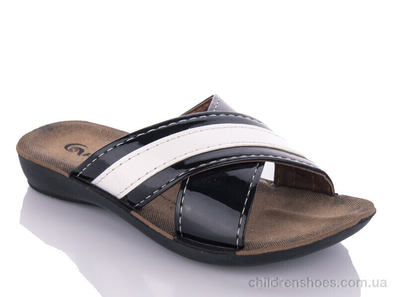 Шлепки K26-7144 black (25-30) DeMur / p. 25-30 / 6пар