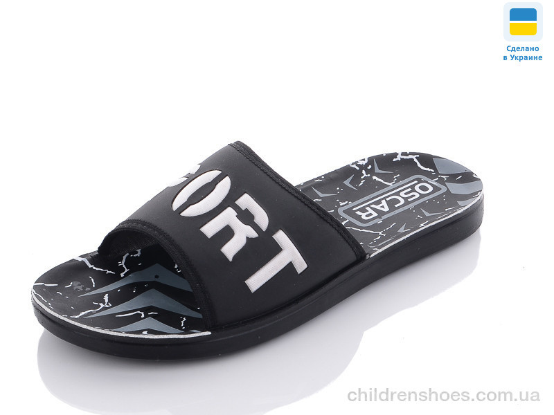 Шлепки Oscar S42 black