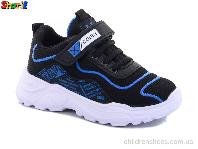 Кроссовки Cosby 306 black-blue 26-30