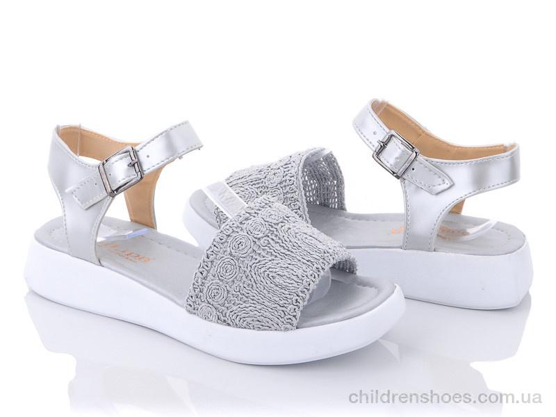 Босоножки Dua Lipa 15002 silver