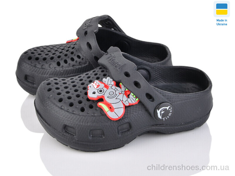 Кроксы Tismel Крок дит. 10-09 черный.