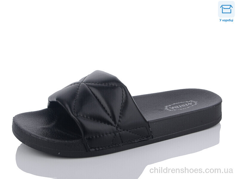 Шлепки женские AISIDA X42-1 black