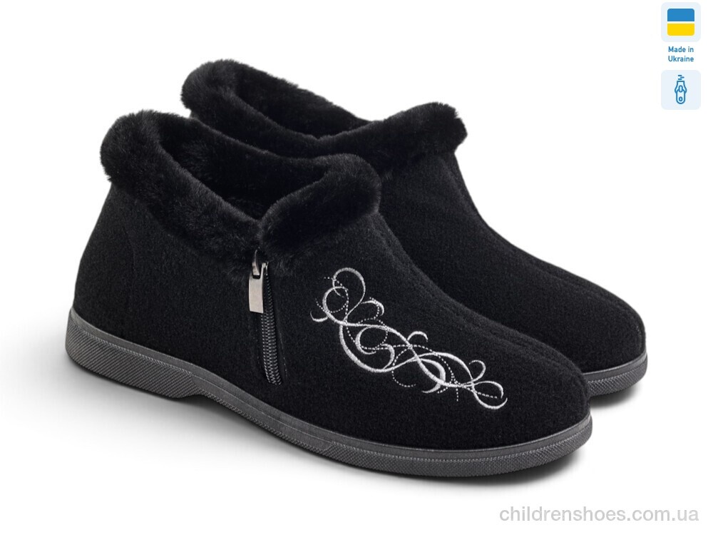 Бурки 2203 чорний Rai shoes / p. 37-41 / 8пар