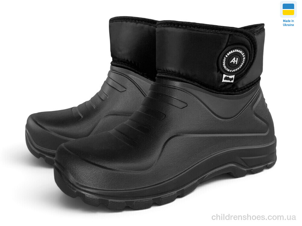 Сапоги из пены Б02 чорний Rai shoes / p. 41-46 / 8пар
