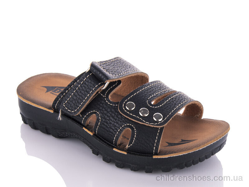 Шлепки K26-711 black (24-30) DeMur / p. 25-30 / 6пар