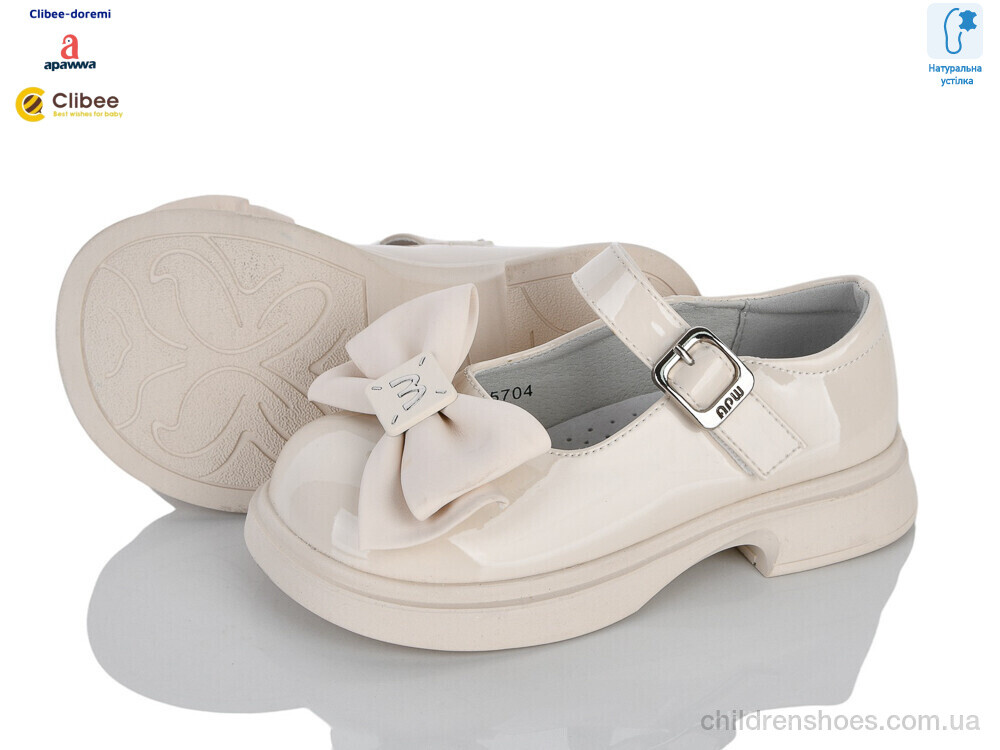 Туфли AB5704-1 beige Clibee-Doremi / p. 25-30 / 8пар