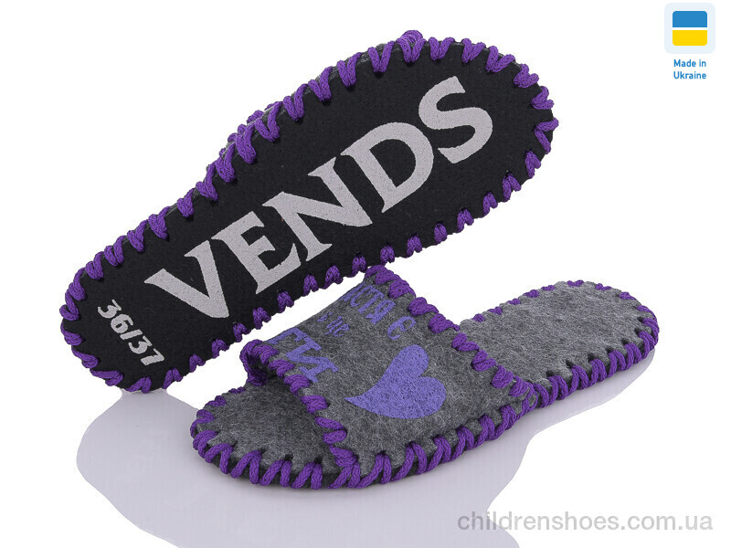 Тапки Vends 157W сірий