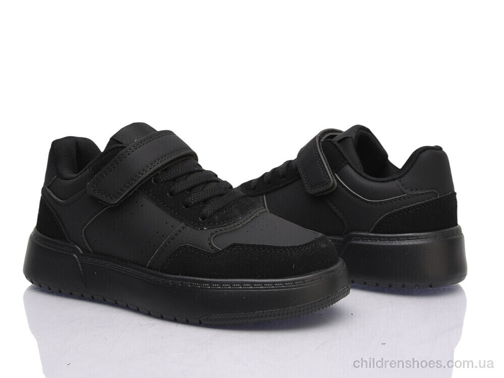 Кроссовки EC801-1 black Clibee-ShoSho / p. 32-37 / 6пар