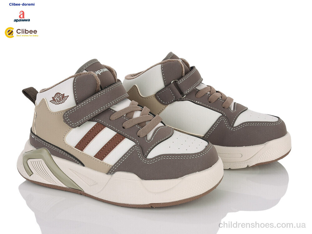Кроссовки ABQ1463 brown Clibee-Doremi / p. 29-36 / 8пар