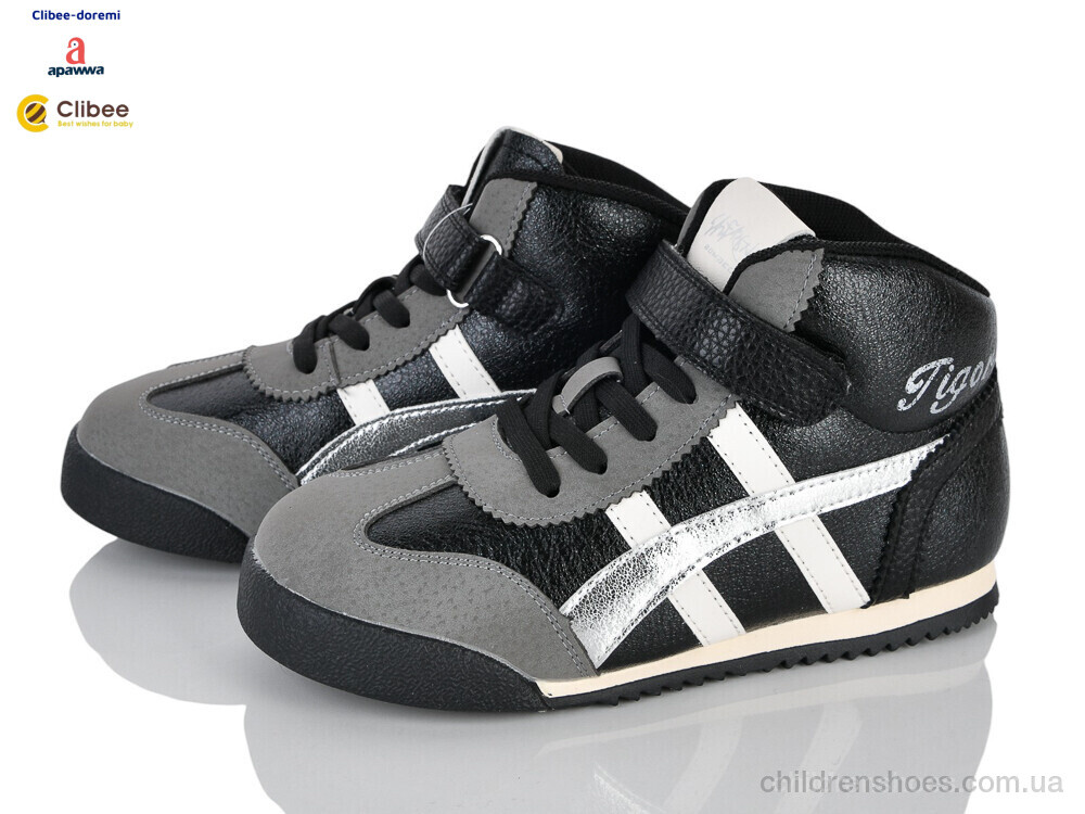 Кроссовки ABC9509-1 black-grey Clibee-Doremi / p. 31-37 / 7пар