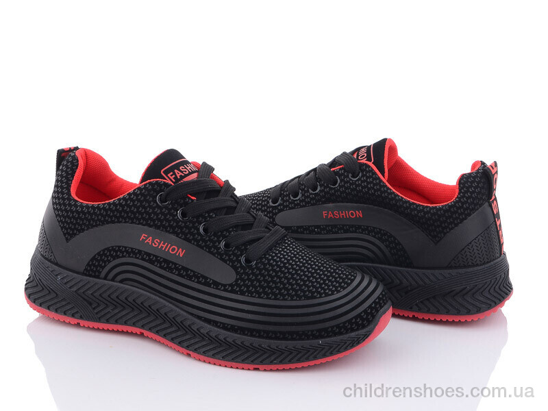 Кроссовки Violeta only one 197-141 black-red