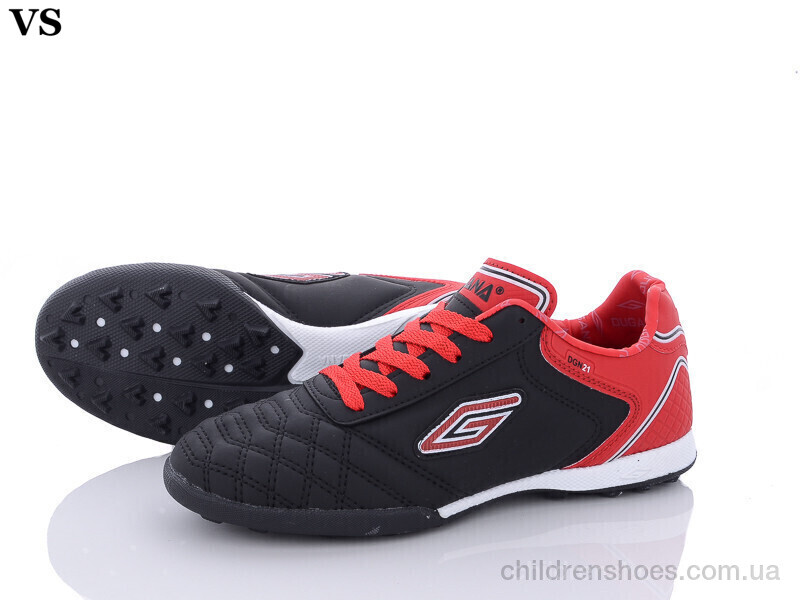 Футбольная обувь Dugana Дугана black-red