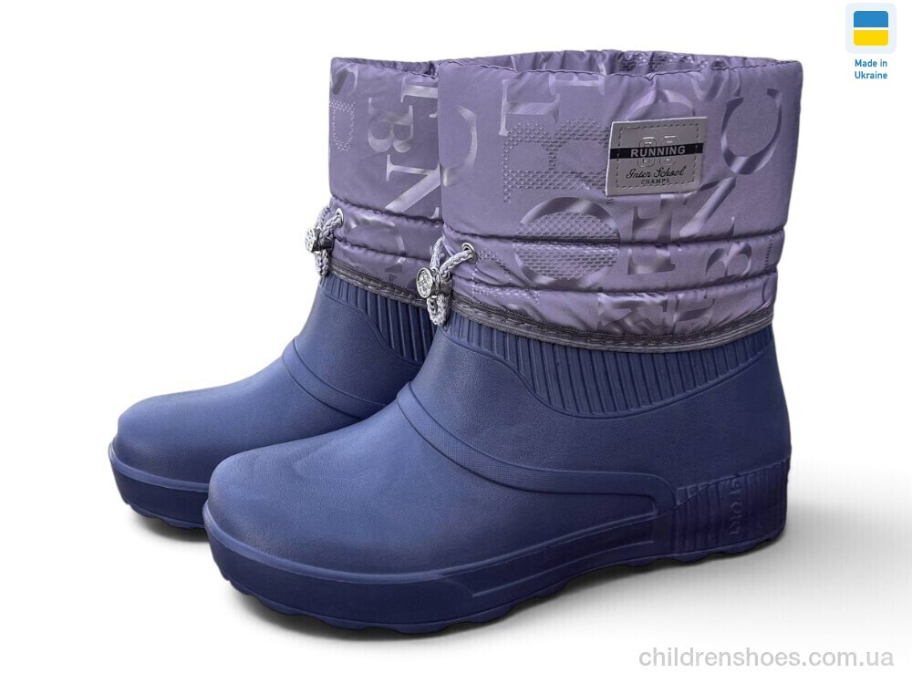Сапоги из пены Е547 волошковий Rai shoes / p. 37-41 / 8пар