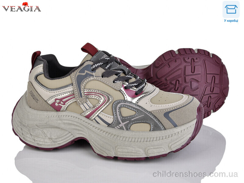 Кроссовки Veagia H8859 brown
