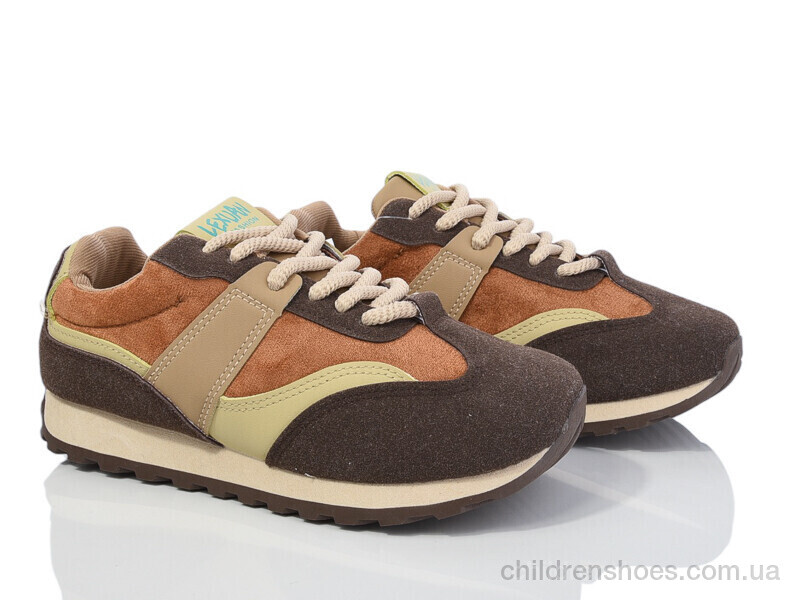 Кроссовки Violeta 182-47 grey-brown