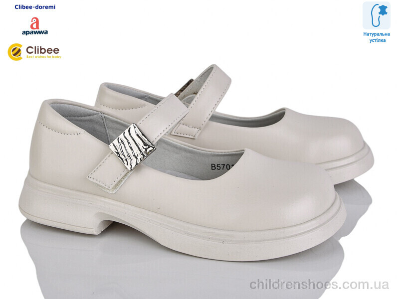 Туфли B5701 beige Clibee-Doremi / p. 31-36 / 6пар