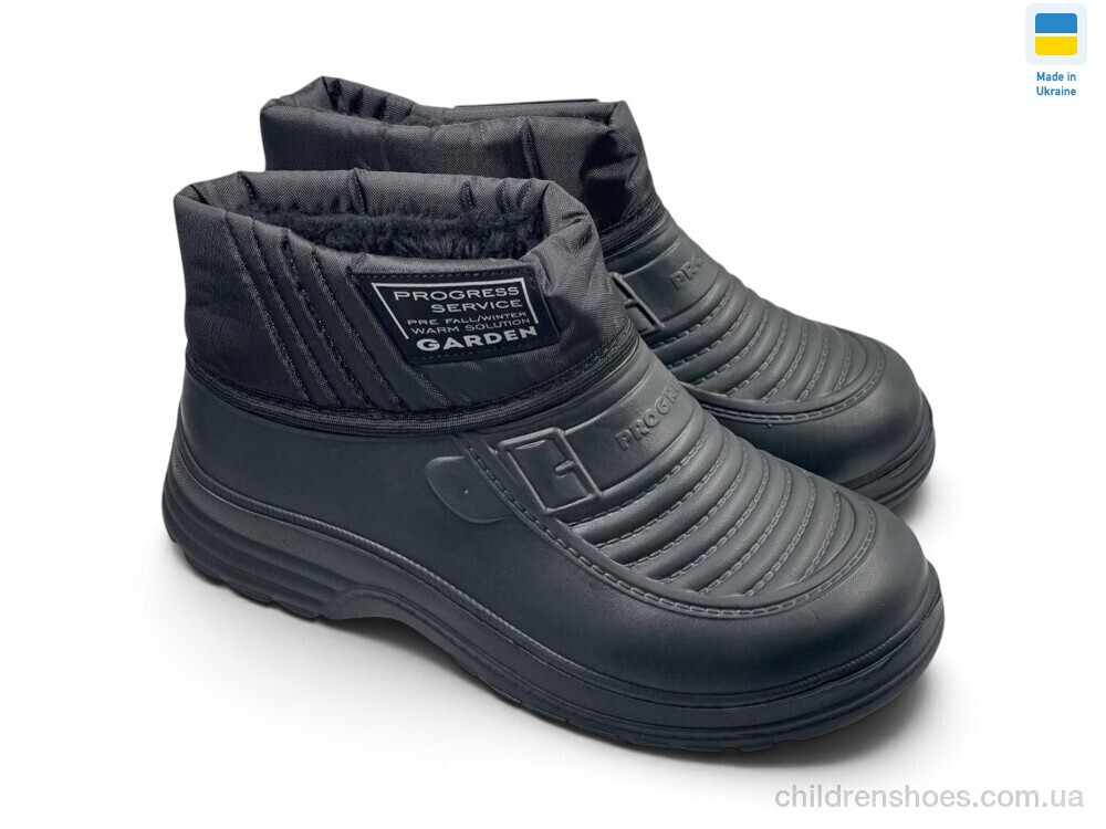 Галоши М23 чорний Rai shoes / p. 41-46 / 8пар