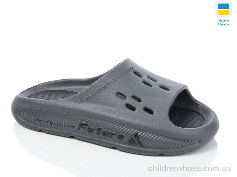 Шлепки Гипанис L136DG сірий