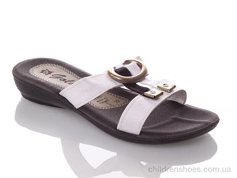 Шлепки детские Demur GGolden-A-white