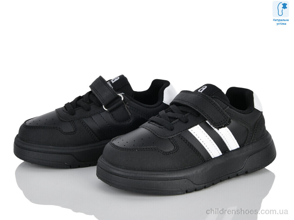 Кроссовки ABC3702P-1 black Clibee-ShoSho / p. 27-31 / 6пар