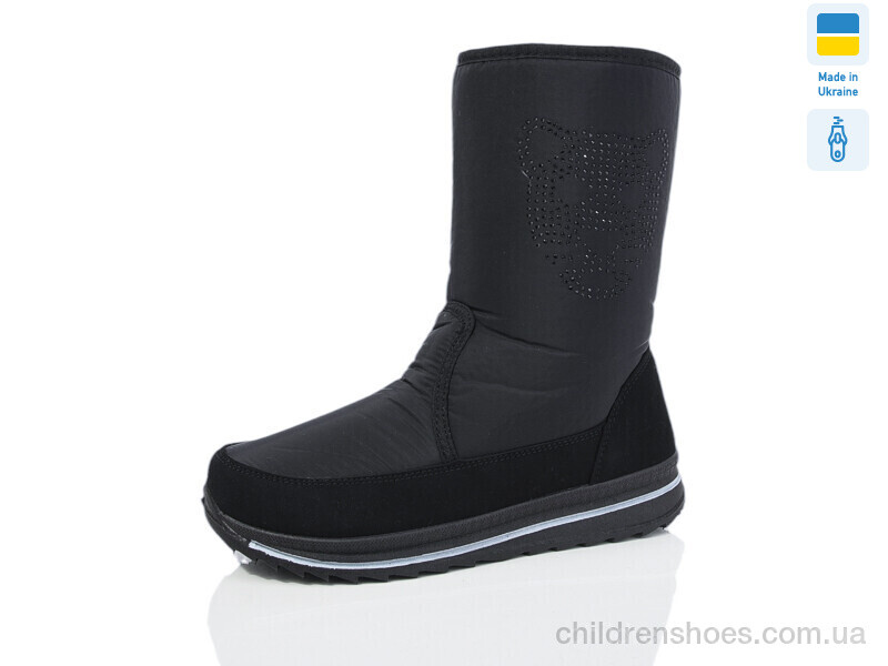 Дутики N3106 чорний Lot Shoes / p. 37-42 / 6пар