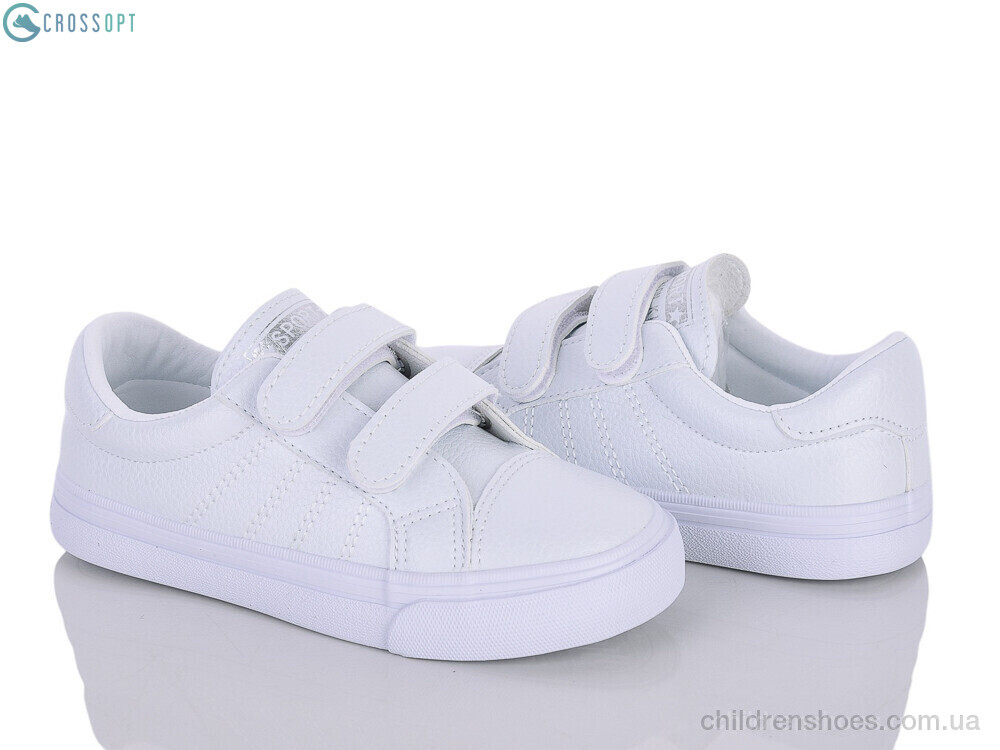 Кроссовки 555-2 white CROSSOPT / p. 28-33 / 6пар