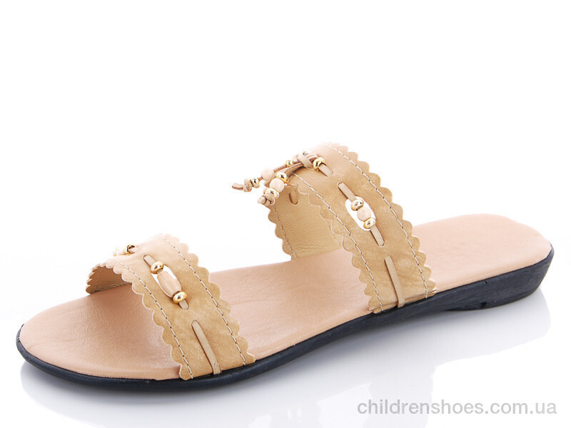 Шлепки женские No brand 040 бежевый