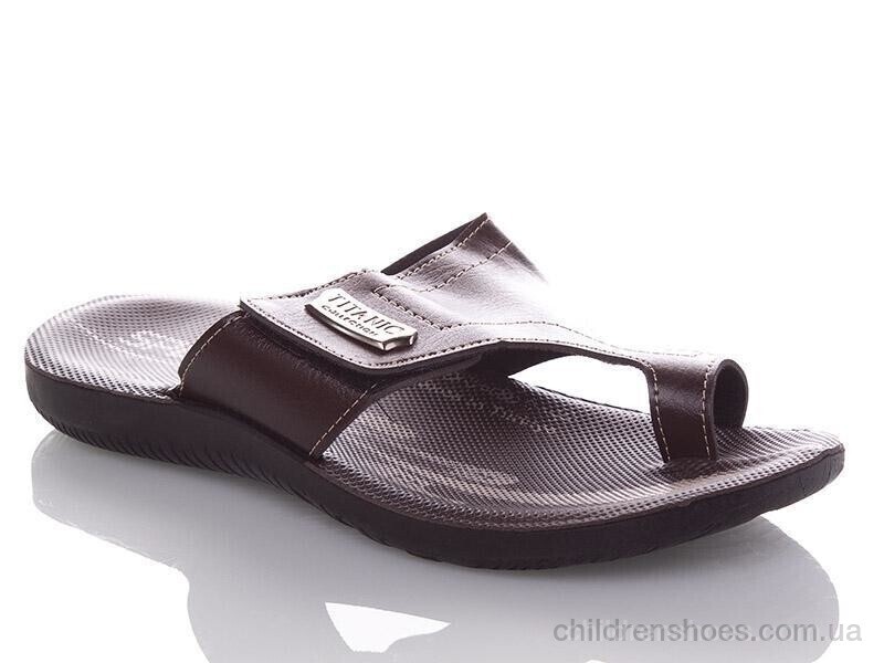 Шлепки Demur MTitanik-brown