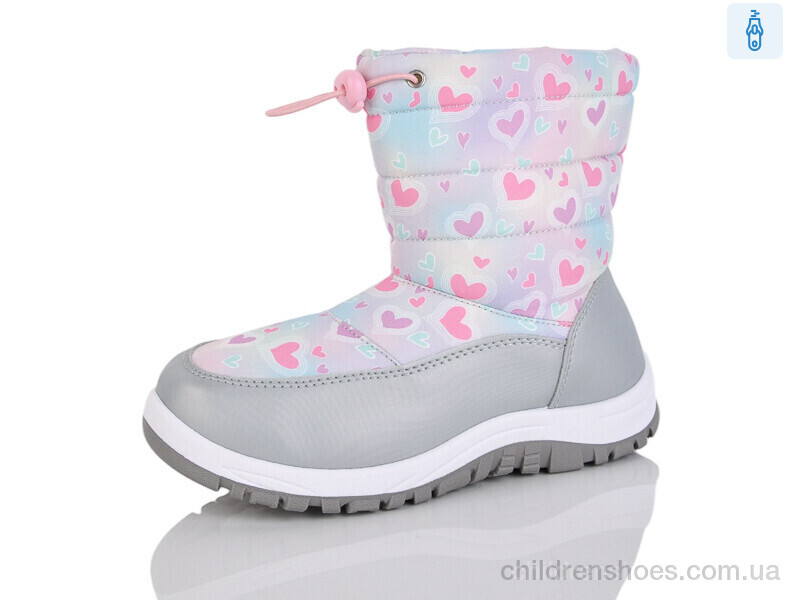 Дутики No brand 528-2 сірий