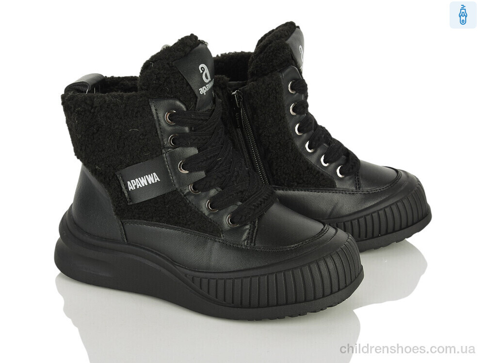 Ботинки ABD1343R-1 black Clibee-ShoSho / p. 33-38 / 8пар