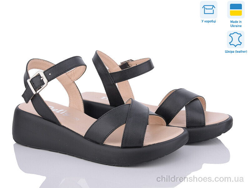 Босоножки Delis 34-250 ч.ш.