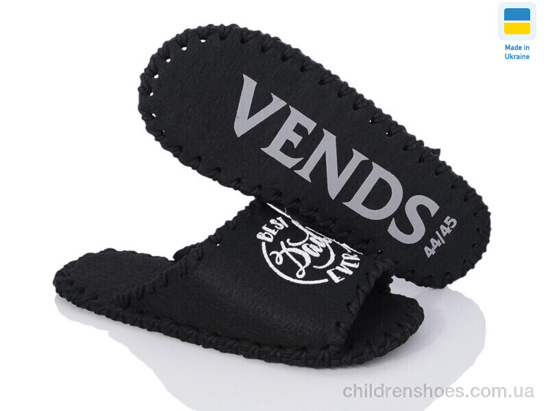 Тапки Vends 316M чорний