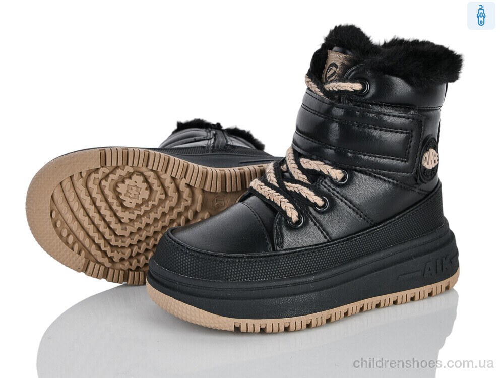 Ботинки HB532 black Clibee-ShoSho / p. 27-32 / 6пар