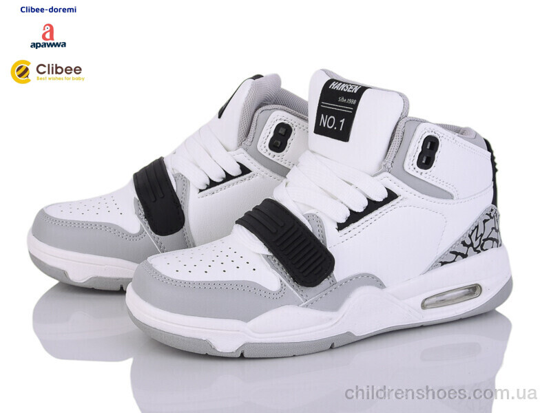 Кроссовки Clibee LC803-2 white-grey