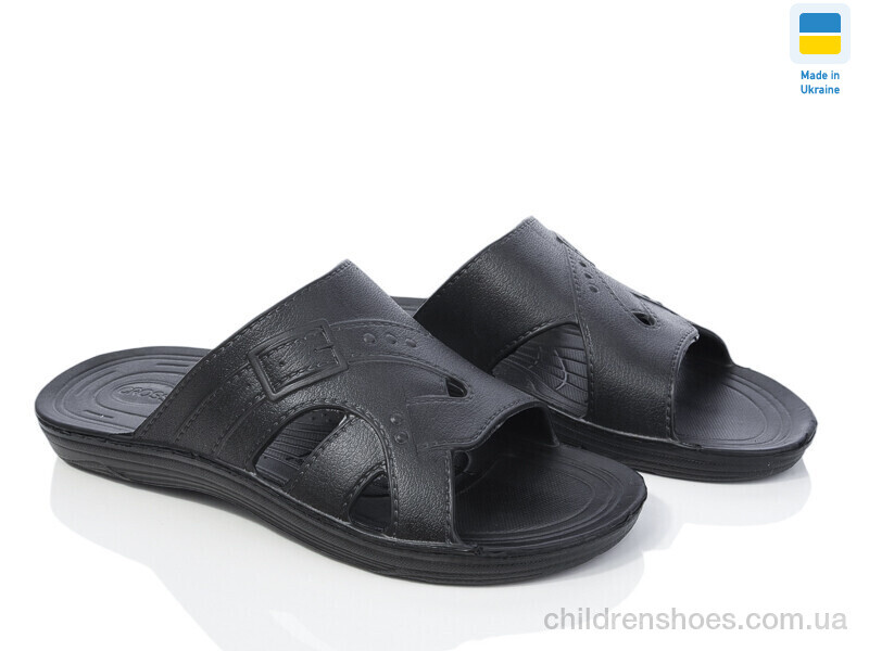 Шлепки Cross Пряжка чорний