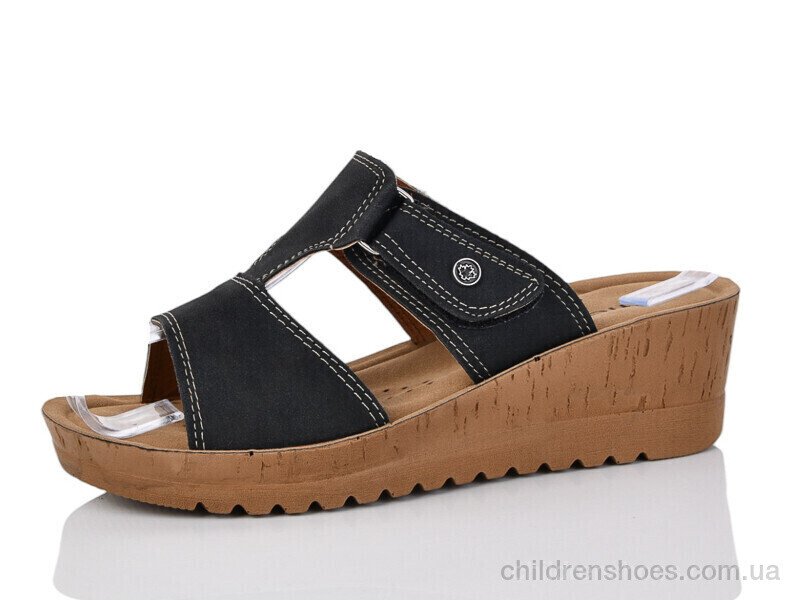 Шлепки женские Flex 329779 чорний