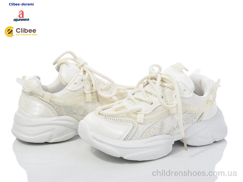 Кроссовки Apawwa A2402 white-beige