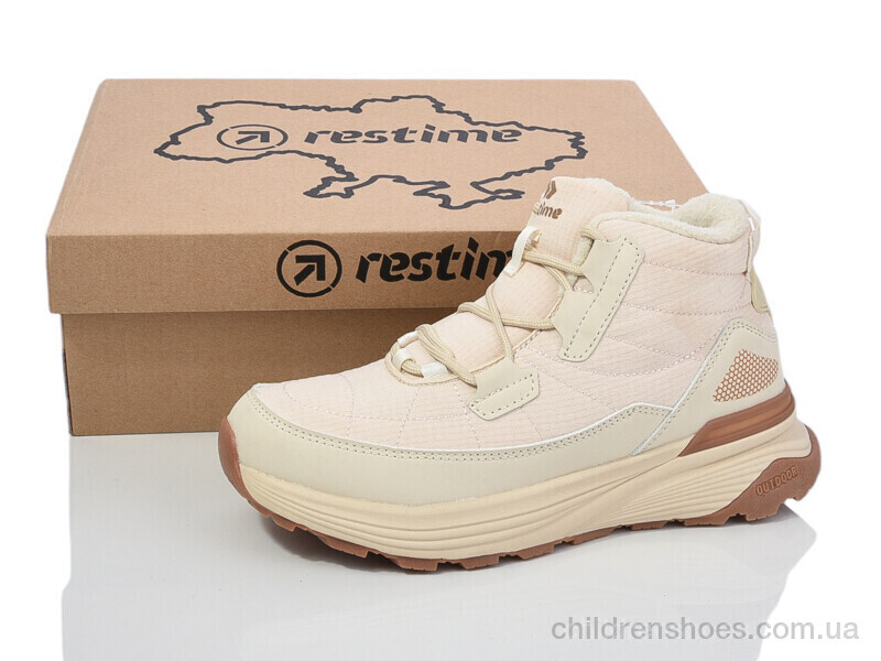 Ботинки Restime HWZ24393 beige
